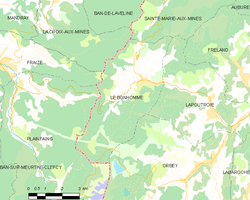 Map commune FR insee code 68044